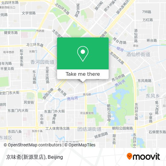 京味斋(新源里店) map