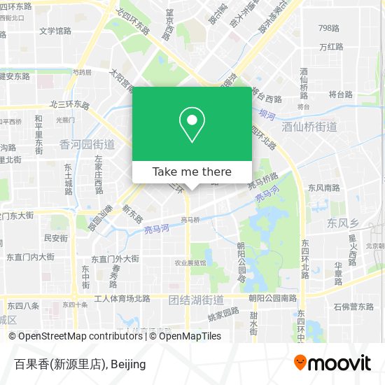 百果香(新源里店) map
