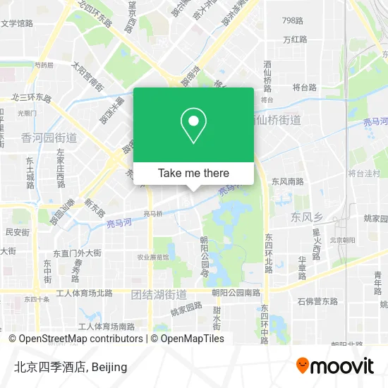 北京四季酒店 map