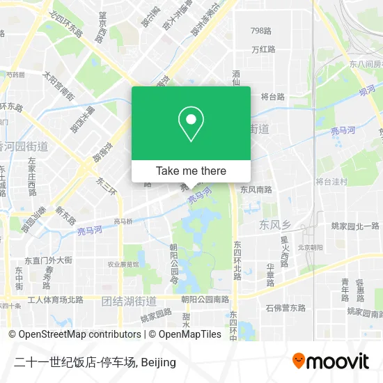二十一世纪饭店-停车场 map