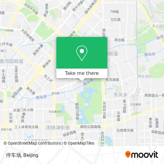 停车场 map