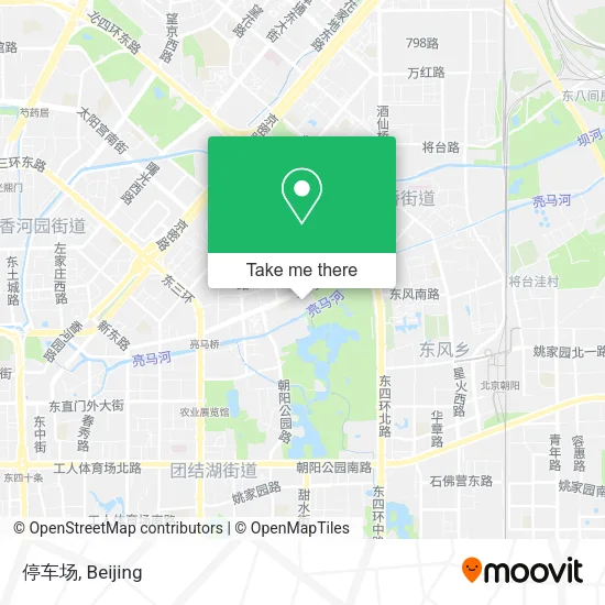 停车场 map