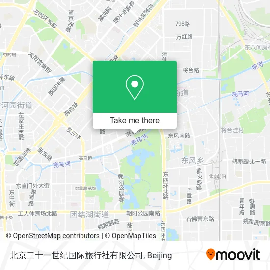 北京二十一世纪国际旅行社有限公司 map