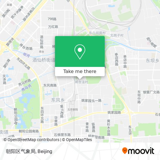朝阳区气象局 map