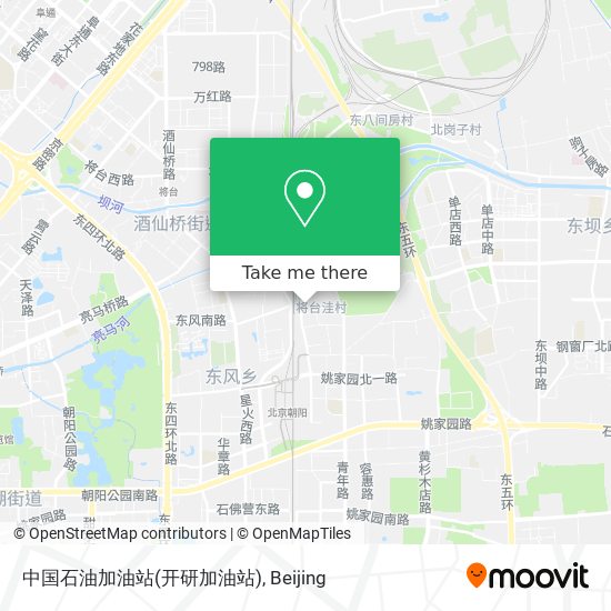 中国石油加油站(开研加油站) map