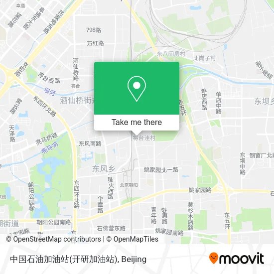 中国石油加油站(开研加油站) map