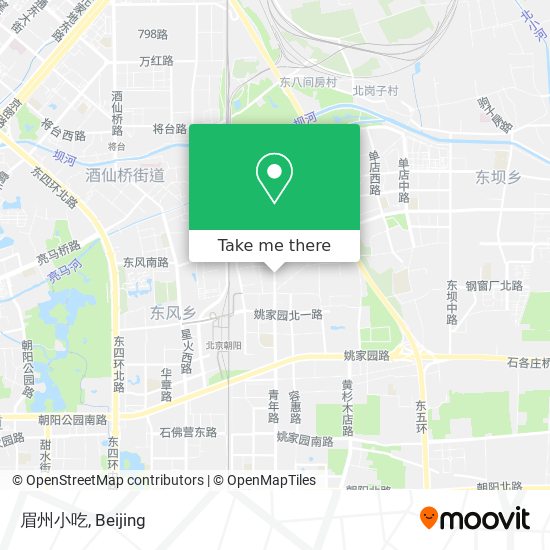 眉州小吃 map