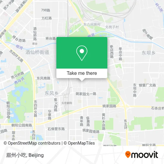 眉州小吃 map