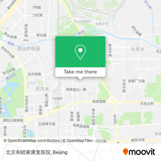 北京和睦家康复医院 map