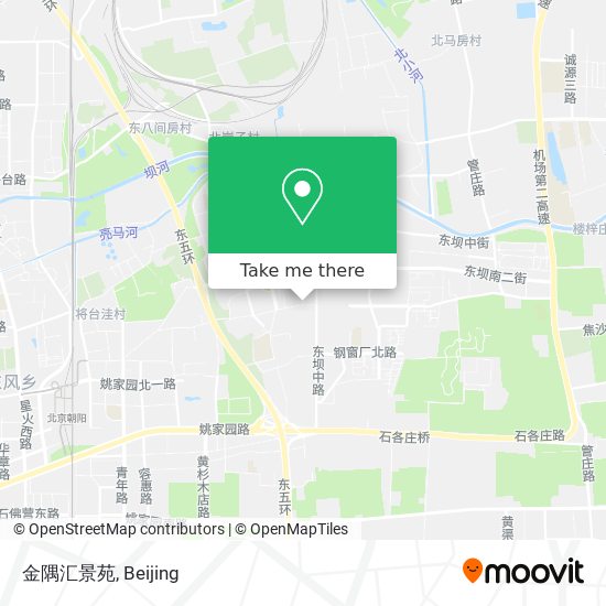 金隅汇景苑 map