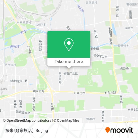 东来顺(东坝店) map