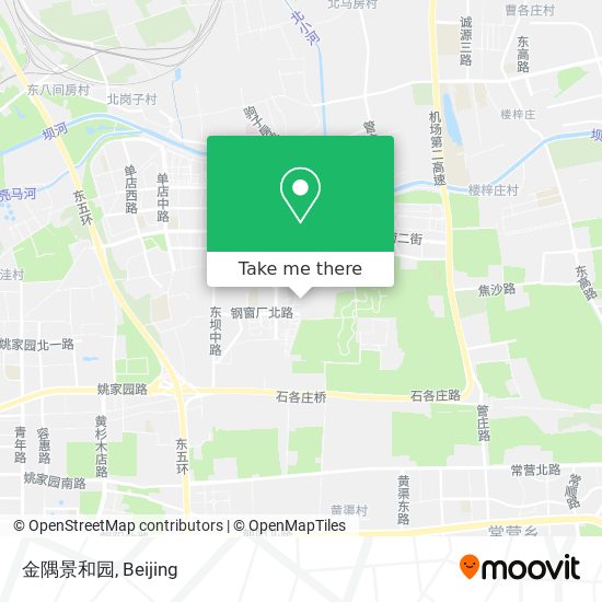 金隅景和园 map