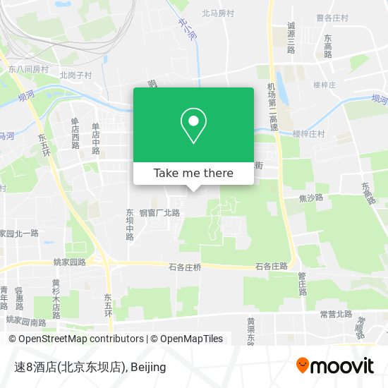 速8酒店(北京东坝店) map
