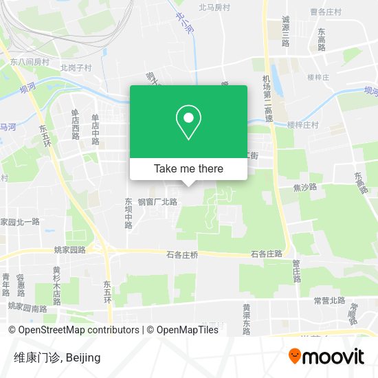 维康门诊 map