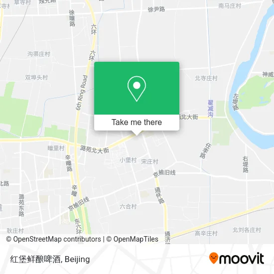 红堡鲜酿啤酒 map