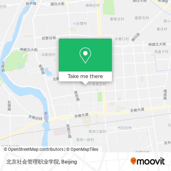 北京社会管理职业学院 map