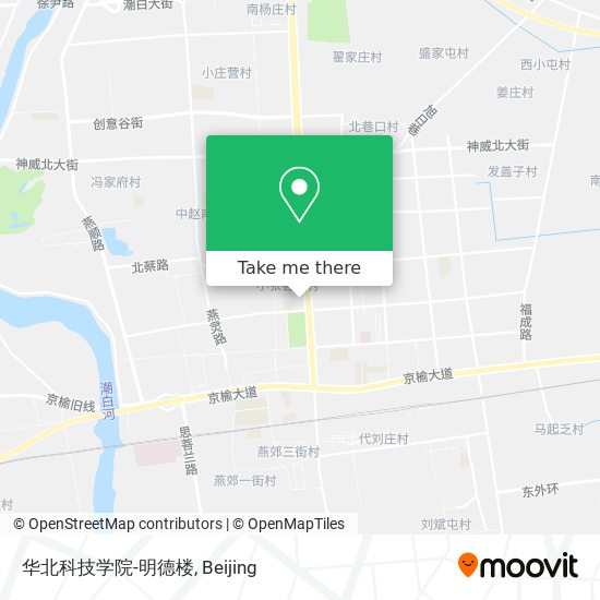 华北科技学院-明德楼 map