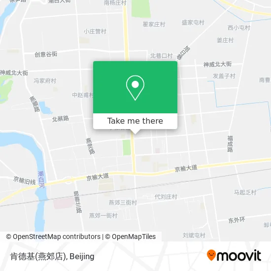 肯德基(燕郊店) map