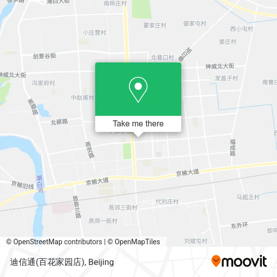 迪信通(百花家园店) map