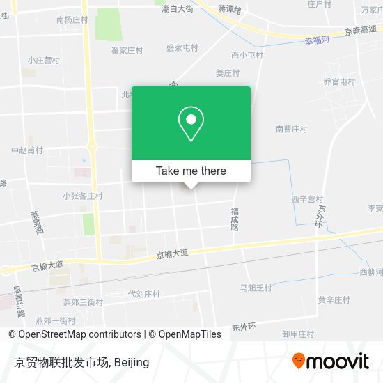 京贸物联批发市场 map