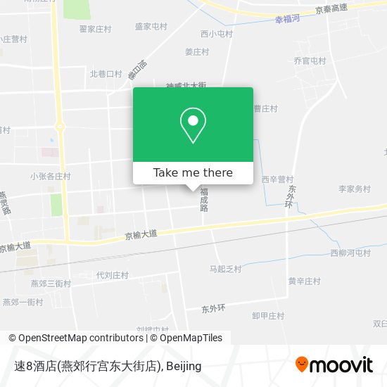 速8酒店(燕郊行宫东大街店) map