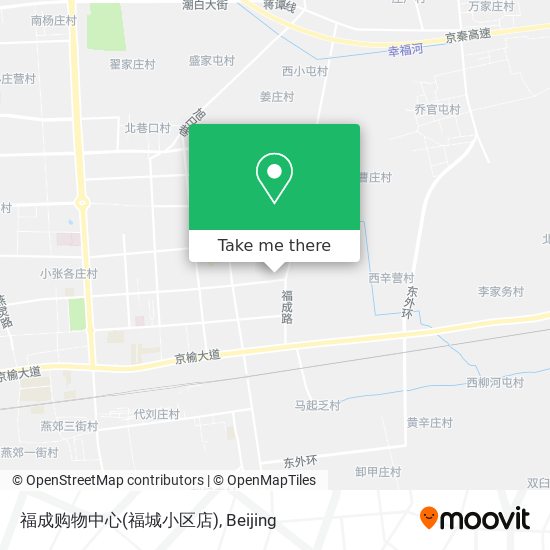 福成购物中心(福城小区店) map