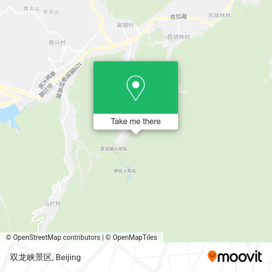 双龙峡景区 map