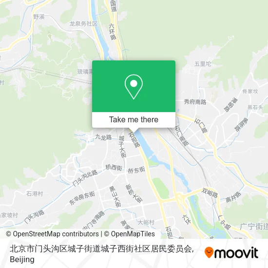 北京市门头沟区城子街道城子西街社区居民委员会 map