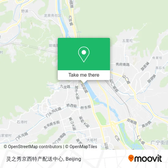 灵之秀京西特产配送中心 map