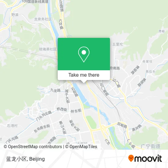 蓝龙小区 map