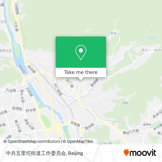 中共五里坨街道工作委员会 map