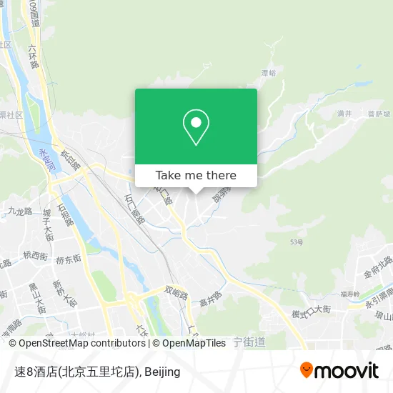 速8酒店(北京五里坨店) map