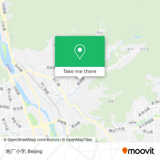 炮厂小学 map