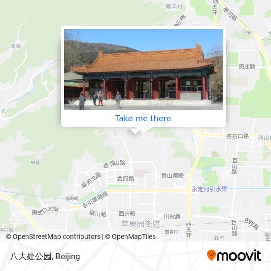 八大处公园 map
