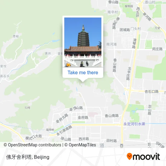 佛牙舍利塔 map