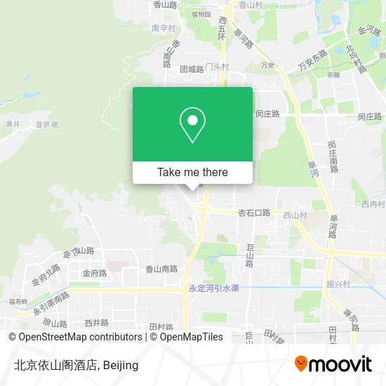 北京依山阁酒店 map