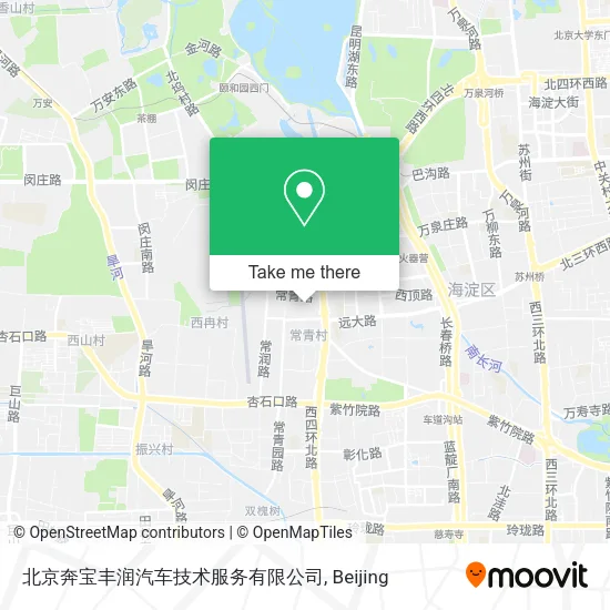 北京奔宝丰润汽车技术服务有限公司 map