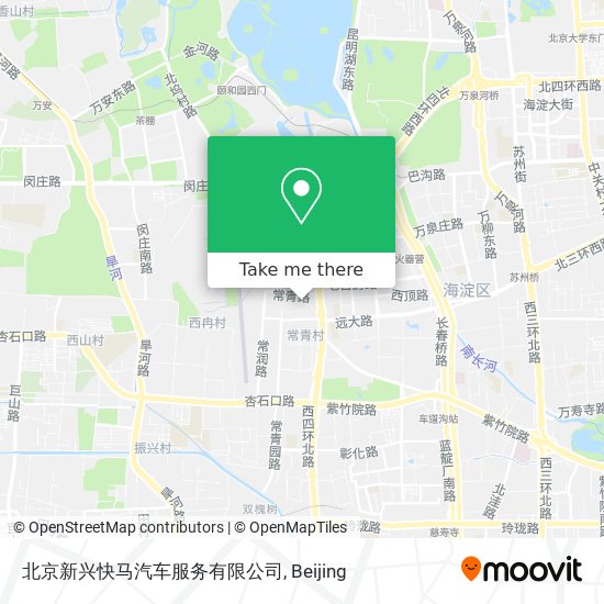 北京新兴快马汽车服务有限公司 map