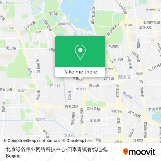 北京绿谷伟业网络科技中心-四季青镇有线电视 map