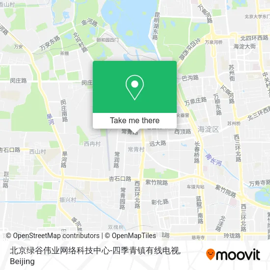 北京绿谷伟业网络科技中心-四季青镇有线电视 map