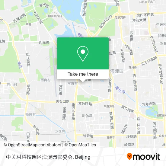 中关村科技园区海淀园管委会 map