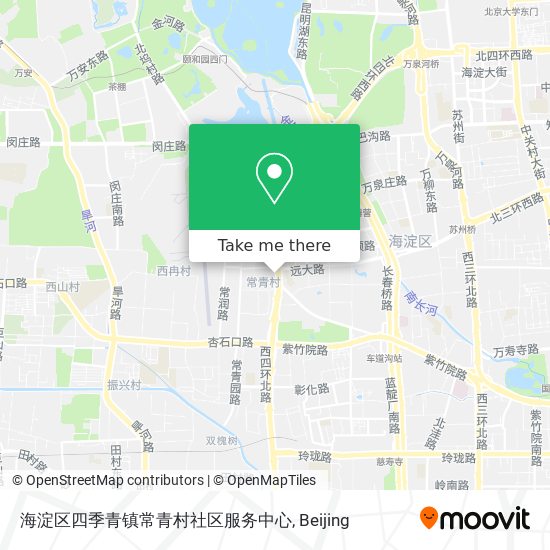 海淀区四季青镇常青村社区服务中心 map