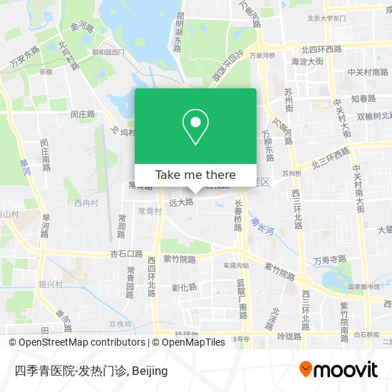 四季青医院-发热门诊 map