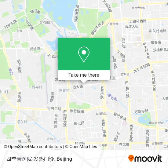 四季青医院-发热门诊 map