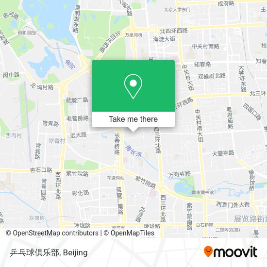乒乓球俱乐部 map