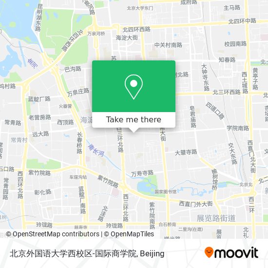 北京外国语大学西校区-国际商学院 map