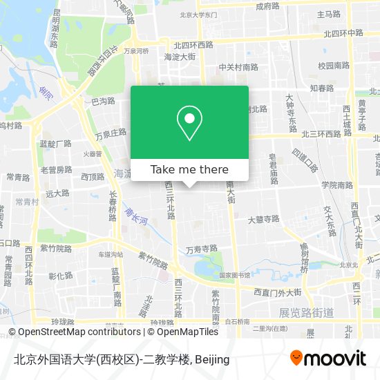 北京外国语大学(西校区)-二教学楼 map