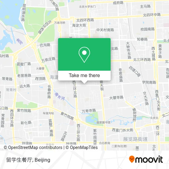 留学生餐厅 map