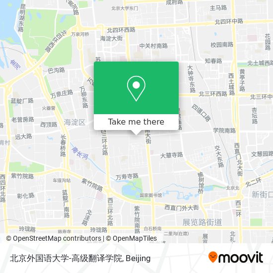 北京外国语大学-高级翻译学院 map