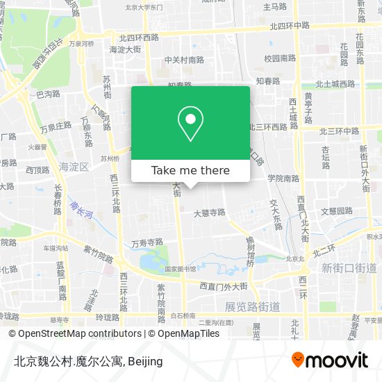 北京魏公村.魔尔公寓 map
